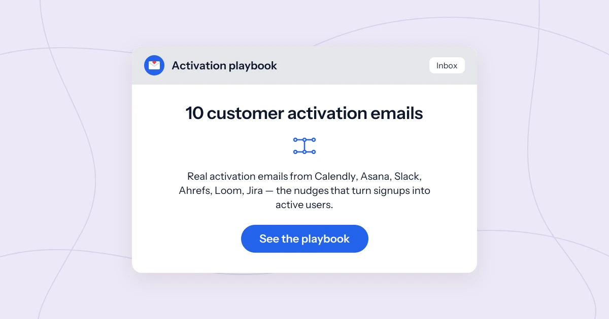 Customer activation: 10 real SaaS activation emails