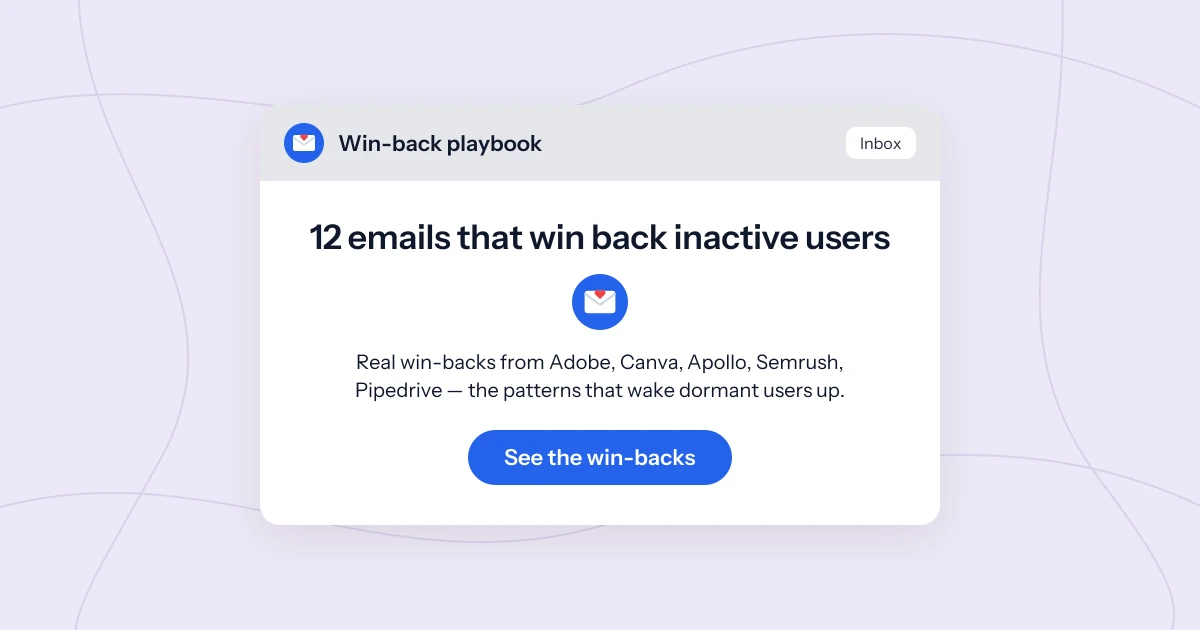 12 re-engagement email examples that win back inactive users (2026)
