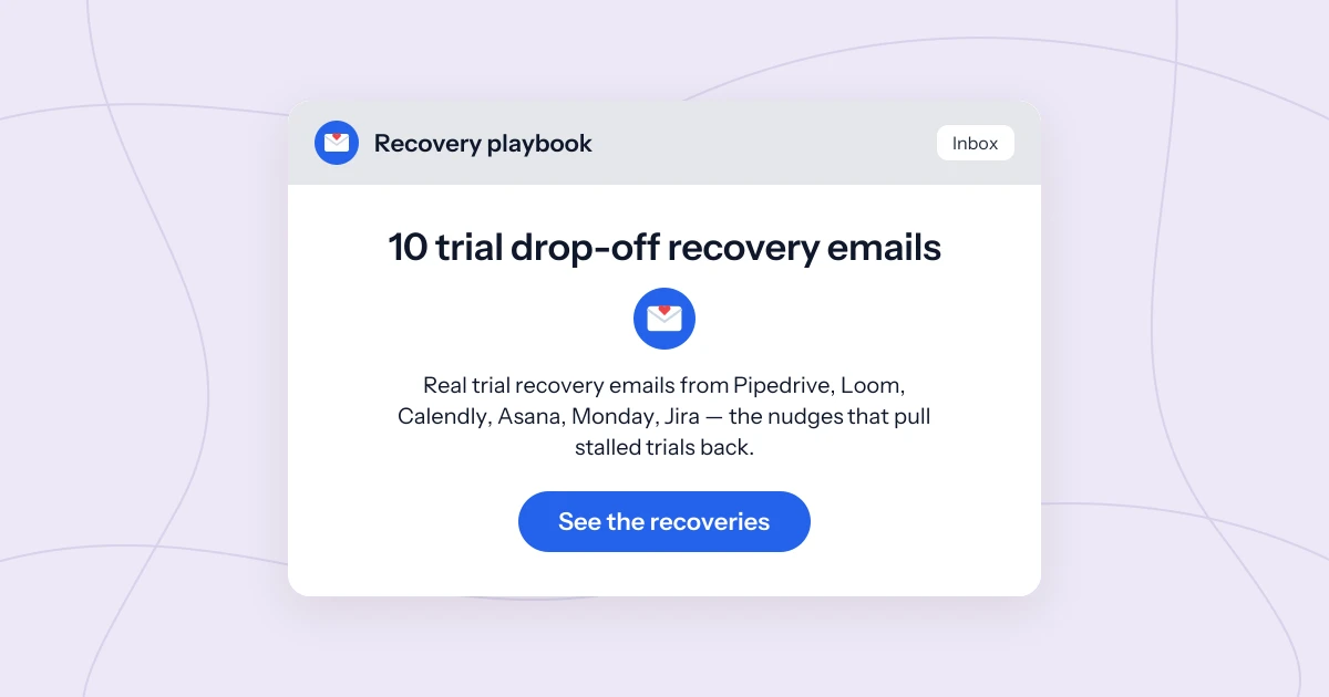 SaaS Trial Drop-Off Playbook: 10 Recovery Emails