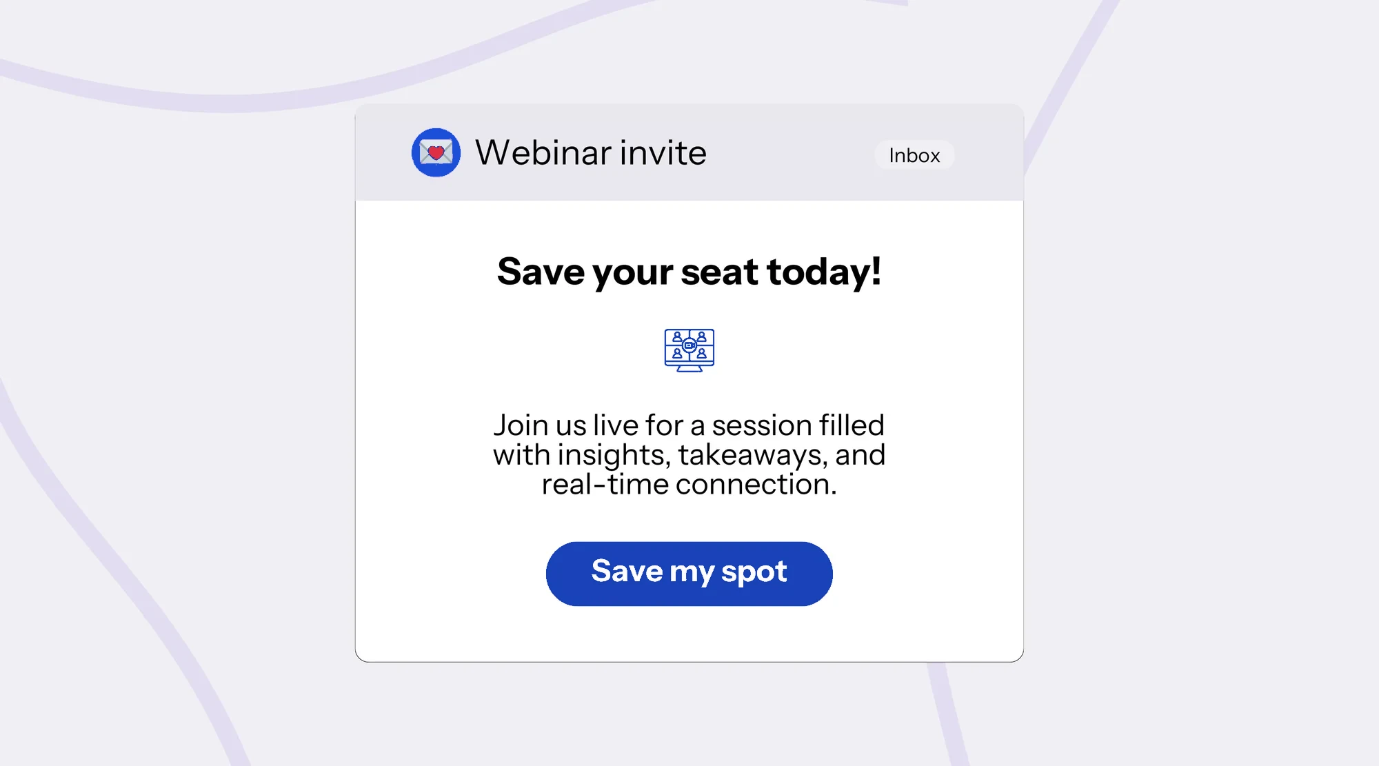 Webinar emails: best practices with 20 examples