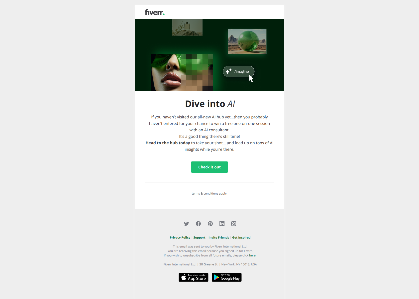 No one likes a know-it-all — email screenshot from Fiverr