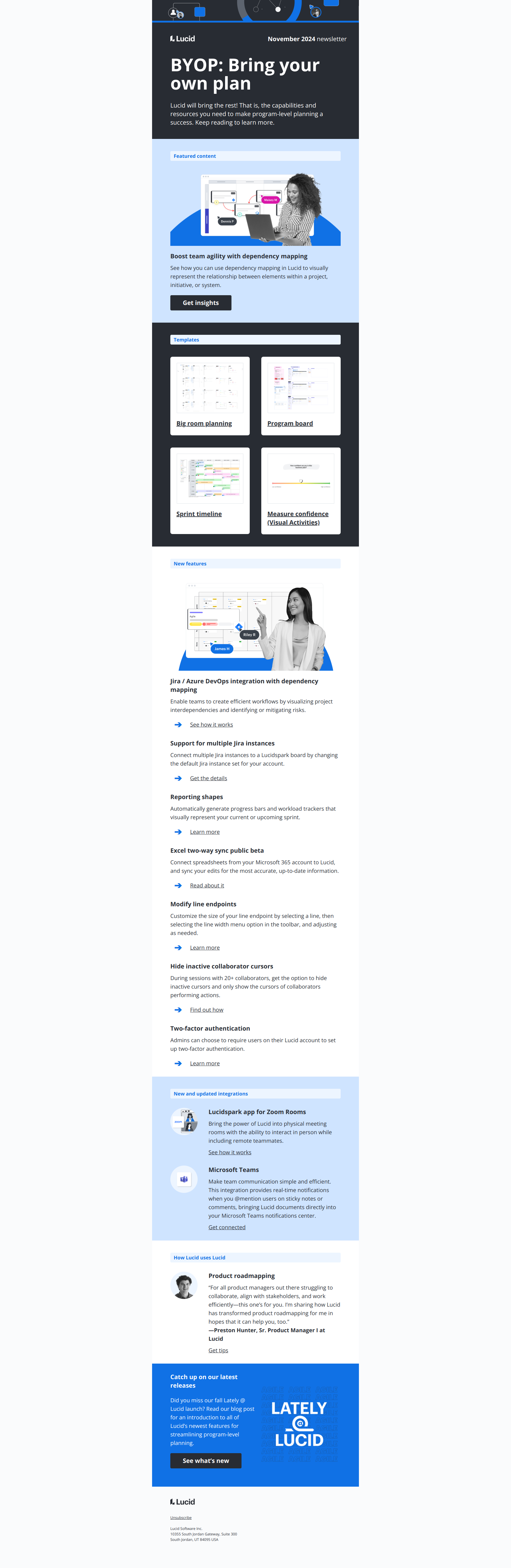 [Newsletter] Your new hack for program-level planning — email screenshot from Lucid