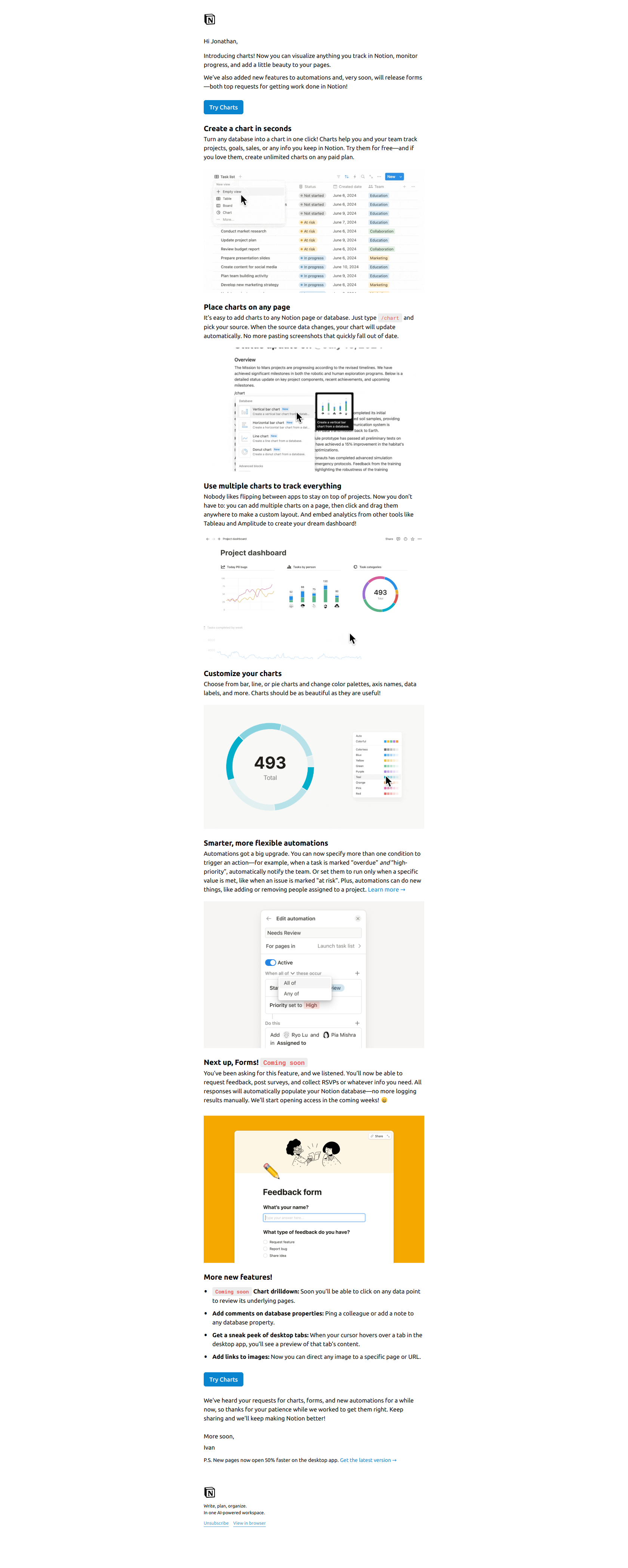 Notion 2.44 — email screenshot from Notion